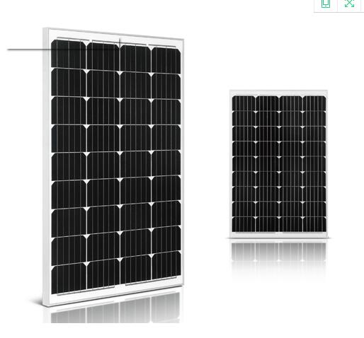 單晶硅太陽能光伏組件 85-110W